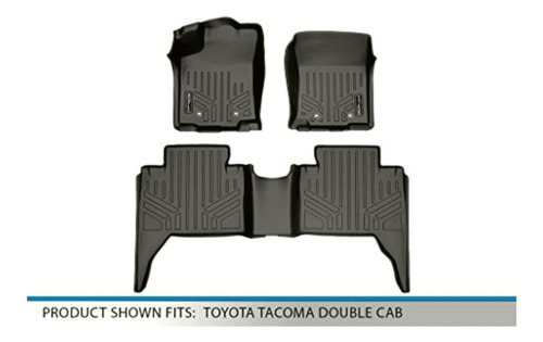 Max Liner A0354/b0207 Para Toyota Tacoma Double Cab, Negro