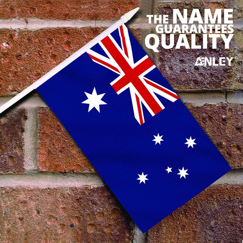 Anley Australia Mini Flag 12 Pack - Banderas En Miniatura...