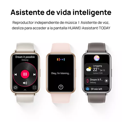 HUAWEI Reloj inteligente Watch FIT 2, pantalla de 1.74 pulgadas, llamadas  Bluetooth, batería de hasta 10 días, animaciones de entrenamiento rápido