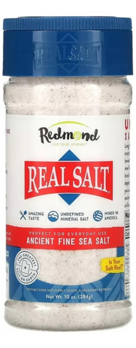 Real Salt - Sal Integ. Redmond 284g Sal + Puro Do Mundo