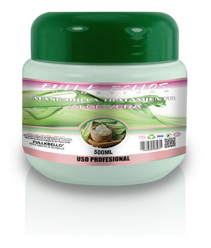 Tratamiento Capilar Con Aloe Vera Full-k - mL a $50