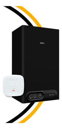 Caldera Tecno Smart 32 Ds F Negra + Termostato Wifi Zentraly