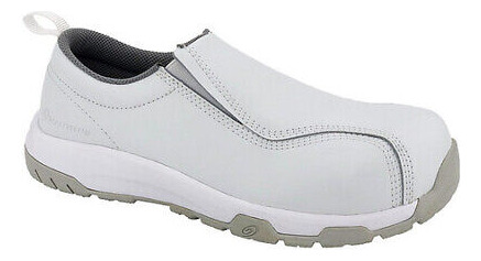 Nautilus Safety Footwear 1652-8w Loafer Shoe,w,8,white,p Aad