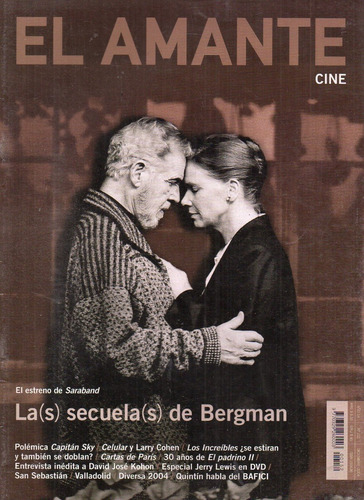 Revista El Amante Cine 152 Ultima Pelicula Bergman Saraband