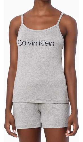 Pijama Feminino Short Doll Calvin Klein Alça Fina 