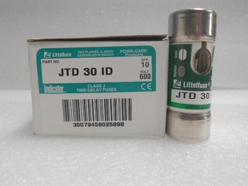 New Lot Littelfuse Jtd 30 Id Amp Fuses Lpj 30sp 600 Volt Bbd