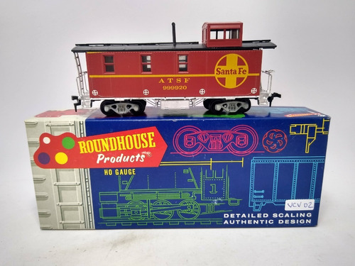 Nico Caboose Santa Fe Chasis Metal Roundhouse H0 (vcv 02)