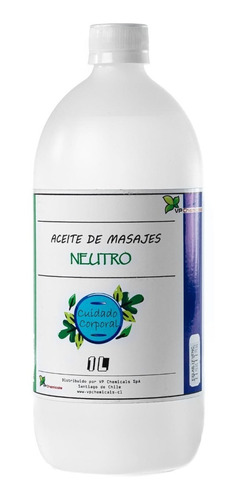 Imagen 1 de 1 de Aceite De Masajes Neutro - Sin Fragancia - 1 Litro