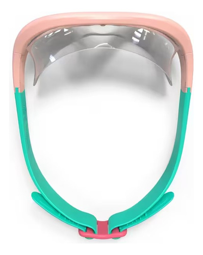 Máscara Acuática Nabaiji Cristales Claros Rosa Verde Niños Rosa/verde