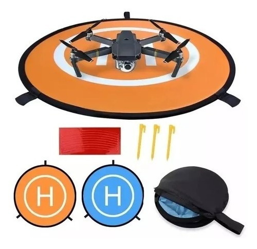 Pista De Aterrizaje Helipuerto Para Drone Landing Pad 75cm