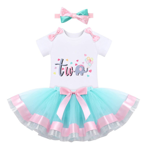 Ropa Para El Segundo Cumpleaños Para Niñas Pequeñas, Bod.