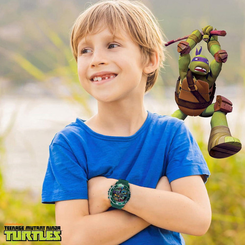 Reloj Digital Niños Tortugas Ninja Accutime Verde