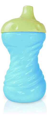 Copo Com Bico 300ml Azul Confete