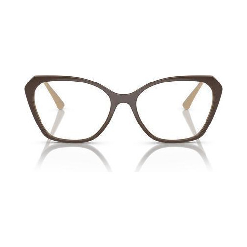 Óculos De Grau Vogue Feminino Marrom/dourado Acetato