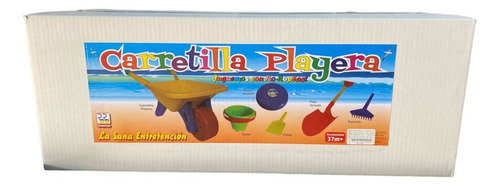 Set Carretilla Infantil Grande Playera + Accesorios Juguetes
