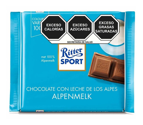 Chocolate Con Leche 100 Gr Ritter Sports