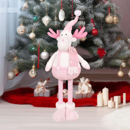 Figura Decorativa De Muñeca Navideña Figura Navideña Alce
