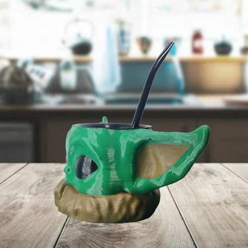 Mate Grogu Baby Yoda Star Wars Impreso En 3d
