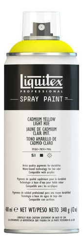 Tinta Spray 400ml Liquitex A Cor Cor Cadmium Yellow Light Hue