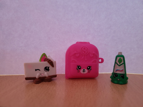 Juguete Shopkins Mochilita Fucsia (Usado)