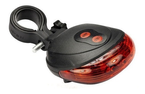 Potente Luz Trasera De 5 Led Para Bicicleta