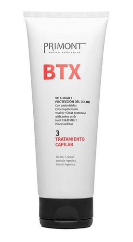 Primont Shampoo Btx + Tratamiento Capilar Btx+ Ampollas Btx