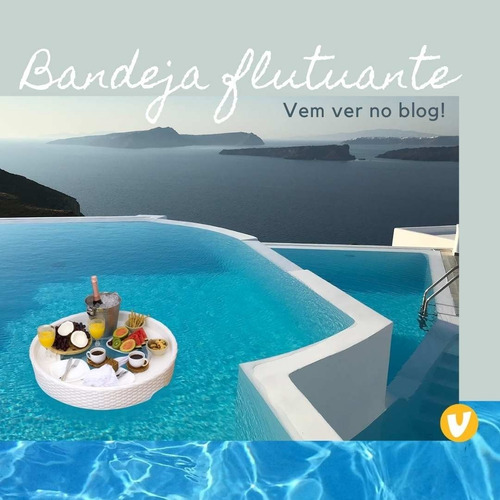 Imagem 5 de 5 de Bandeja Para Piscinas Flutuante
