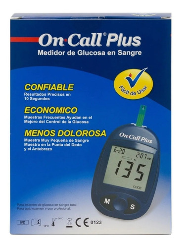 Aparato Para Control De Glicemia On Call Plus 