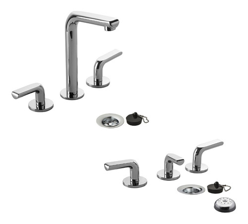 Combo Griferia Fv Cipres Bidet + Lavatorio