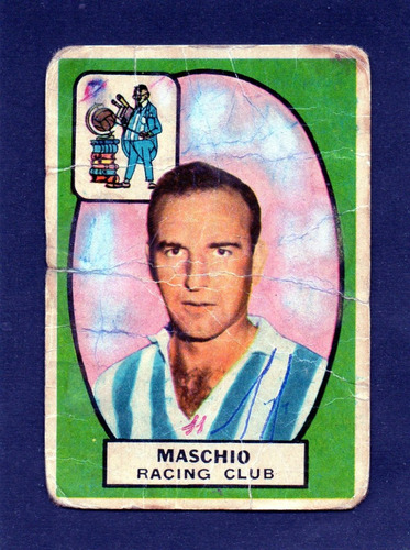 Campeon 1966. Figurita N° 85 Maschio Racing Club. Mira!!!!