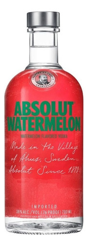 Vodka Absolut Watermelon Melancia 1 Litro Sabor Melancia