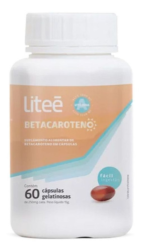 Betacaroteno 60 Cápsulas Gelatinosas