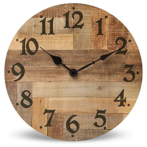 Reloj De Pared Vintage Rustico Decoracion Casa 30 Cm