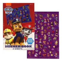 Comprar Libro De Stickers Paw Patrol Upd 4 Hojas + 300 Stickers