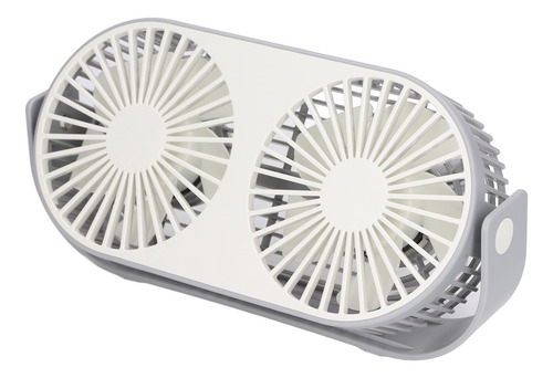 Cabezal De Carga Usb De Doble Ventilador Con Rotación De 360