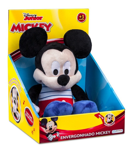 Pelúcia Disney Mickey, Minnie Envergonhado Multikids Br1453