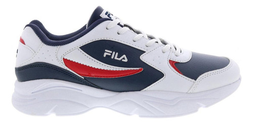 Tenis Fila Stirr Blanco Azul Y Rojo 100% Original De Hombre