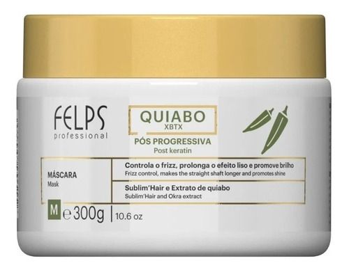 Felps Quiabo Xbtx Pós Progressiva Máscara 300gr