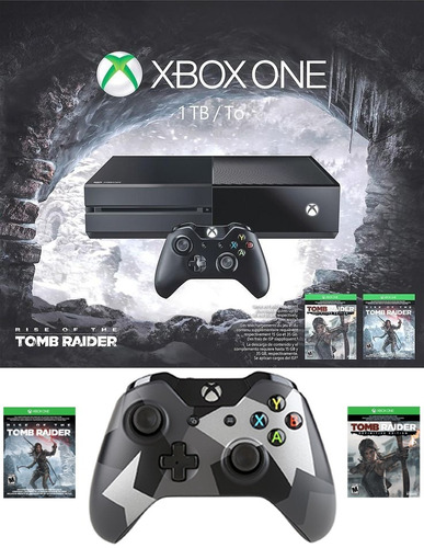 Xbox One 1tb Edicion Tomb Raider Con 2 Joystick - La Plata