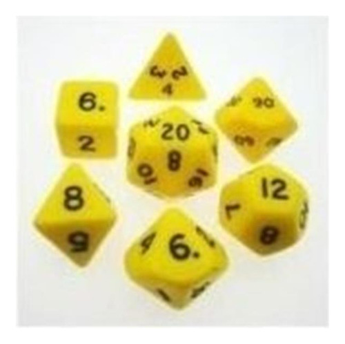 Coleccion De Juego - Koplow Games Yellow Solid Color 7 P