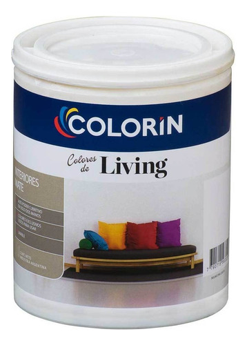 Colorin Living Pintura Latex Interior Colores Mate 1l - Rex Color Ceibo