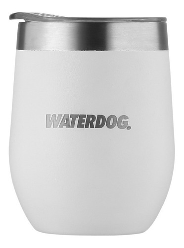 Vaso térmico Waterdog Copon 350 color blanco 350mL