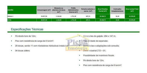 Imagem 5 de 30 de Galpão Comercial Para Locação, Jardim São Camilo, Hortolândia - Ga0011. - Ga0009