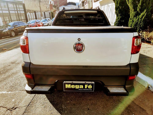 Imagem 2 de 14 de Fiat Strada Hard Working Flex Branco Completo Km Baixa