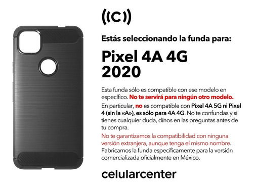 Funda Premium Pixel 4a 4g Case Protector Cover Carcasa Tpu