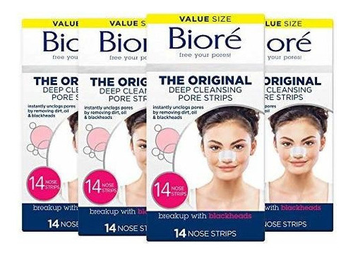 Biore Original, Tiras De Limpieza Profunda Para Los Poros,