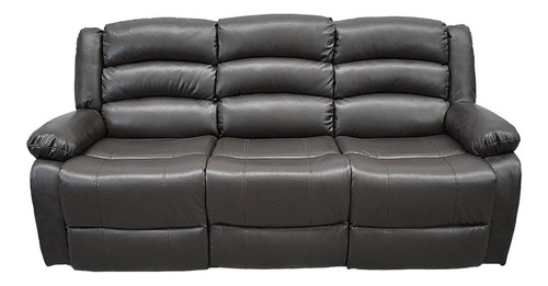Sofa Reclinable 3cuerpos Pu Brown  Mandy