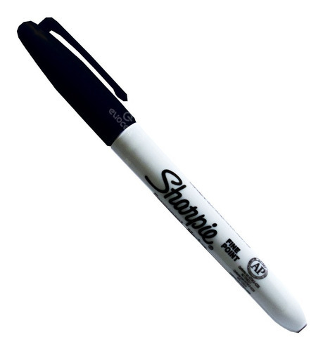Pack X 2 Marcadores Sharpie Punta Fina Negro Indeleble