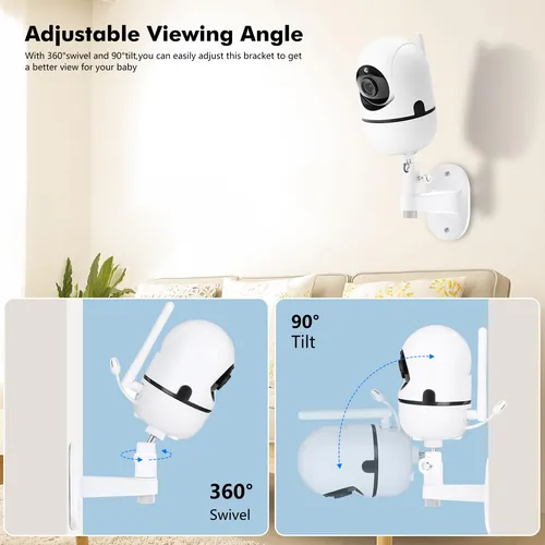 Soporte De Monitor De Bebé Annoifu Para Hellobaby Hb65/hb40/
