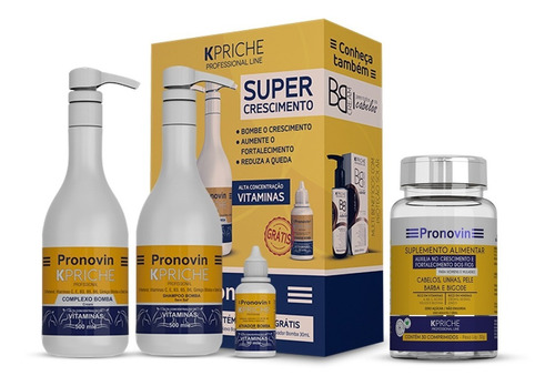 Kit Pronovin Super Tratamento Kpriche Frete Grátis